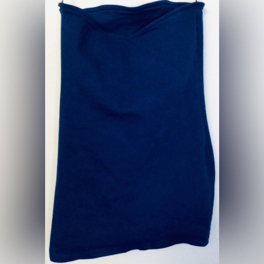 Zara Blue Strapless Dress size medium - Picture 4 of 5